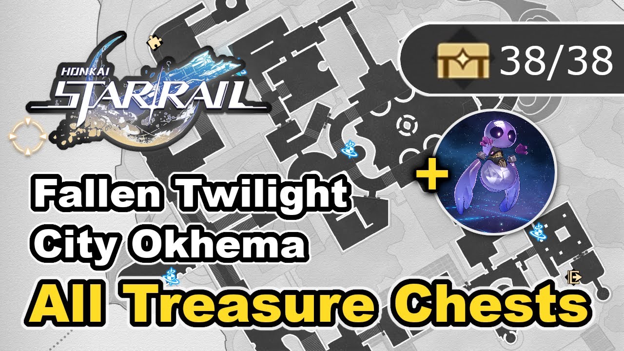 Fallen Twilight City Okhema - All Treasure Chest Locations (Chests & Spirithief) - Honkai Star Rail