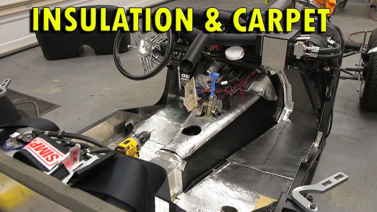 Factory Five 33 Hot Rod V2 - Interior Insulation & Carpet
