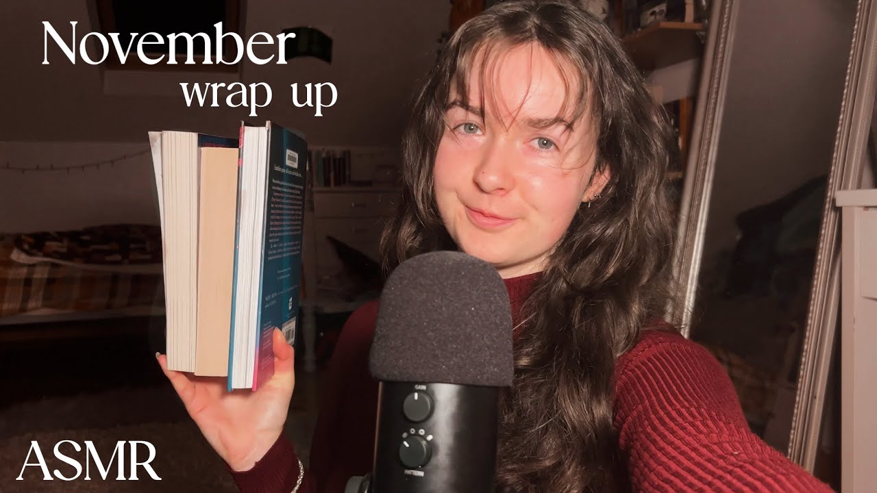 ASMR || Книги, которые я прочитал в ноябре (триггеры и шепоты книг)