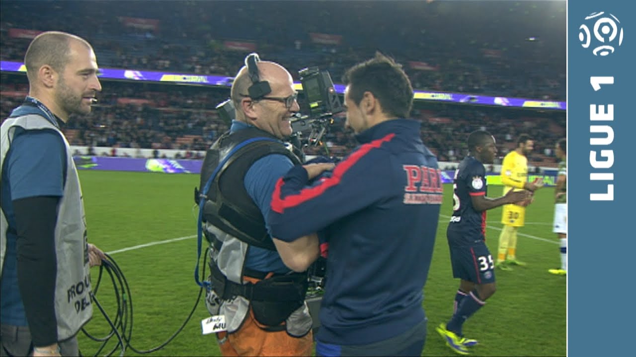 Lavezzi retrouve le cam&eacute;raman d'OM - PSG - 2013/2014 (PSG - Bastia)