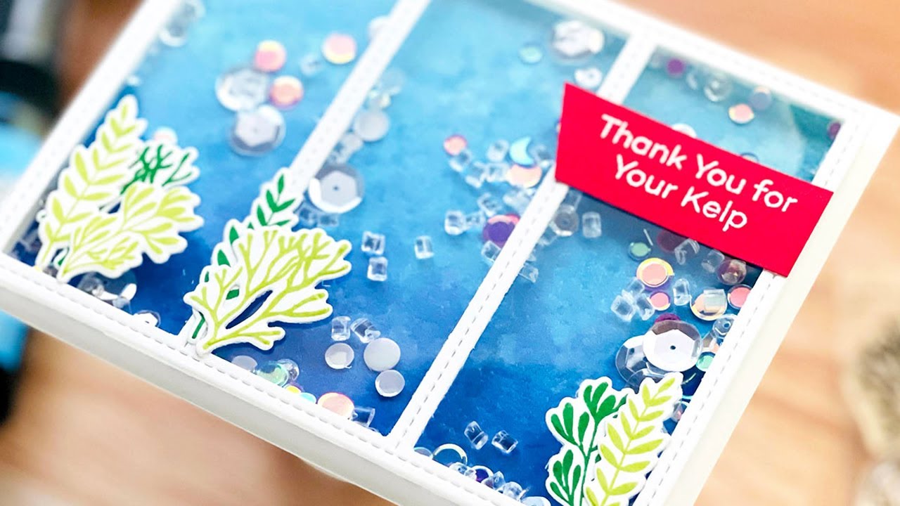 Creating an Underwater Shaker Card