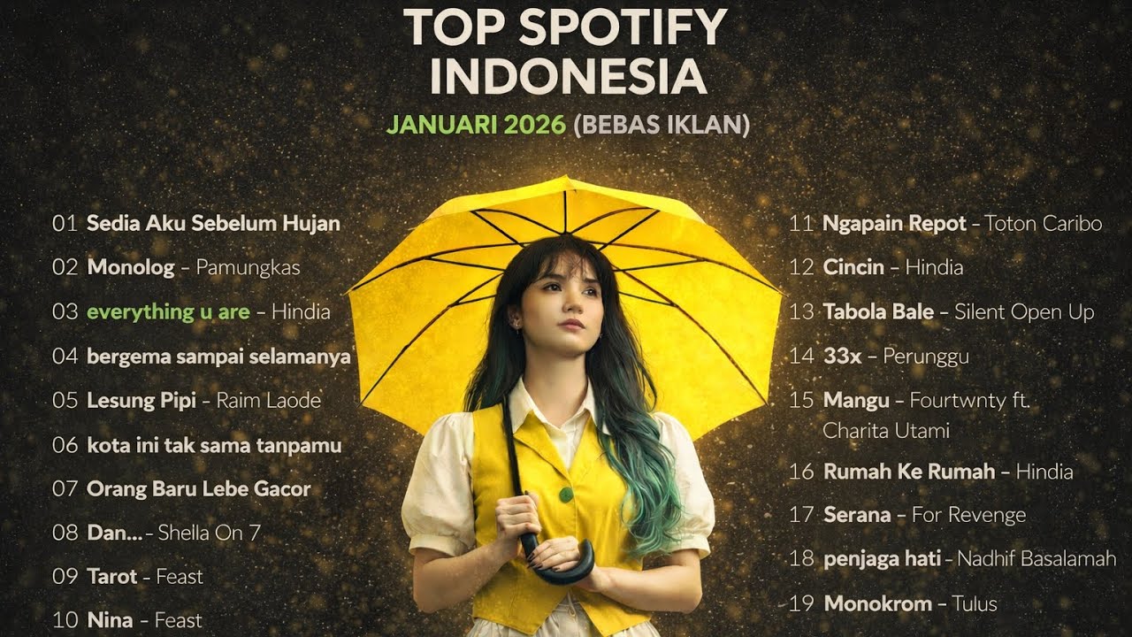 TOP HITS SPOTIFY INDONESIA JANUARI 2026 ✨ | Kumpulan Lagu Viral Awal Tahun