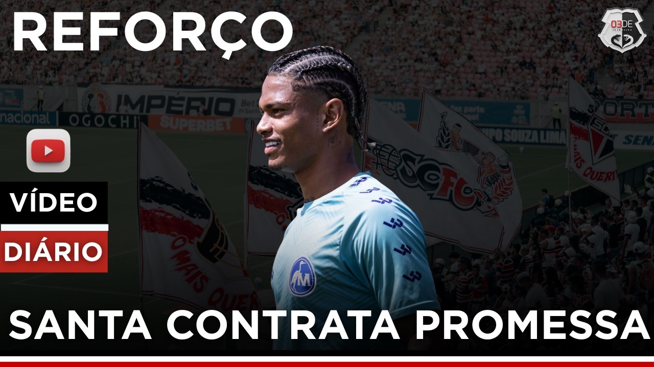 ✅REFORÇO! SANTA CRUZ CONTRATA PROMESSA DO FUTEBOL LOCAL!