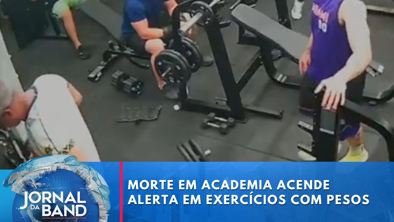 Morte em academia de Olinda acende alerta sobre seguran&ccedil;a em exerc&iacute;cios com pesos | Jornal da Band