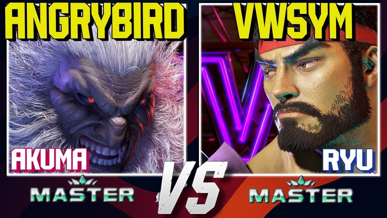 AngryBird Akuma vs Ryu 🔥 High Level SF6 Replay
