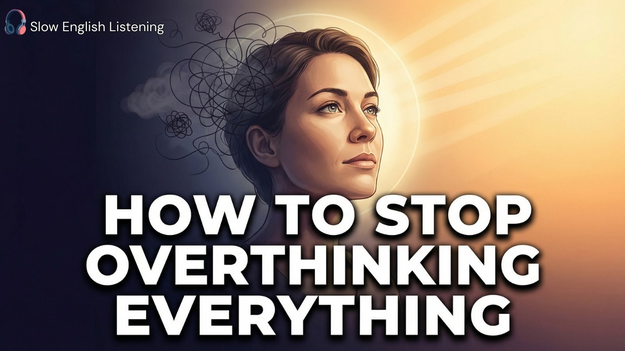 How to Stop Overthinking Everything |Learn English Through Mindset Growth|English Listening Practice