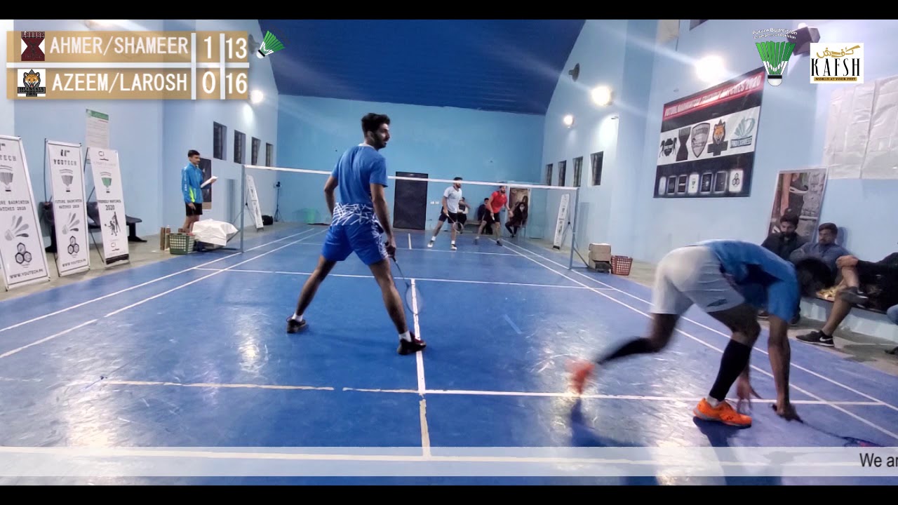 Ahmer Jalal/Shahmeer Iftikhar VS Larosh/Azeem Sarwar|  FUTURE BADMINTON FRIENDLY MATCHES