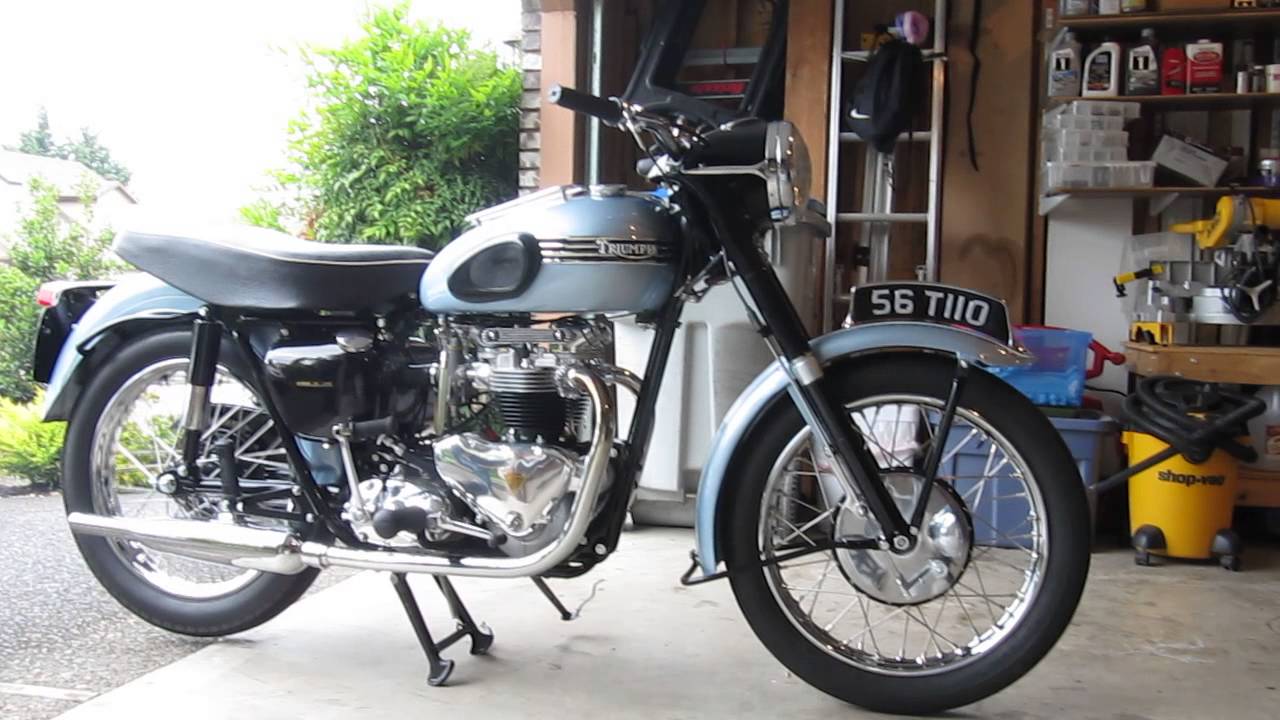 1956 Triumph T110 Tiger Pre Unit - still running rich