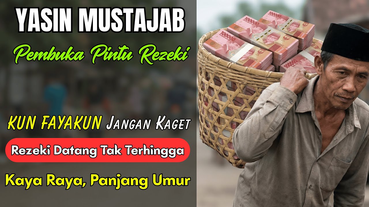 Rezeki Mengalir Dalam Diam! Bacaan Yasin Merdu Pengantar Tidur Berkah