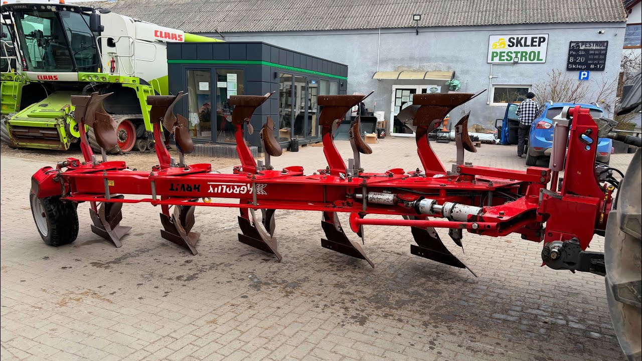 Pług AGROLUX HRWT 5975 AX, 5 skib, zabezpieczenia NON STOP HYDRAULICZNE,liniowanie,szerokość 30-50cm
