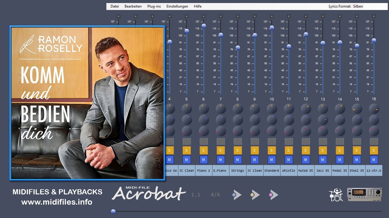 Ramon Roselly - Komm und bedien dich (MIDI-File mit MIDI-File Acrobat)