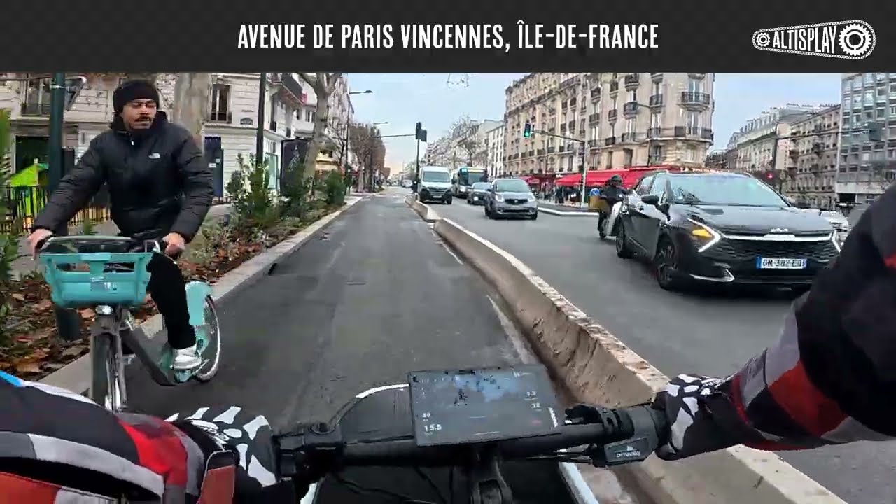 Découverte de la nouvelle piste à Vincennes jusqu’au bois