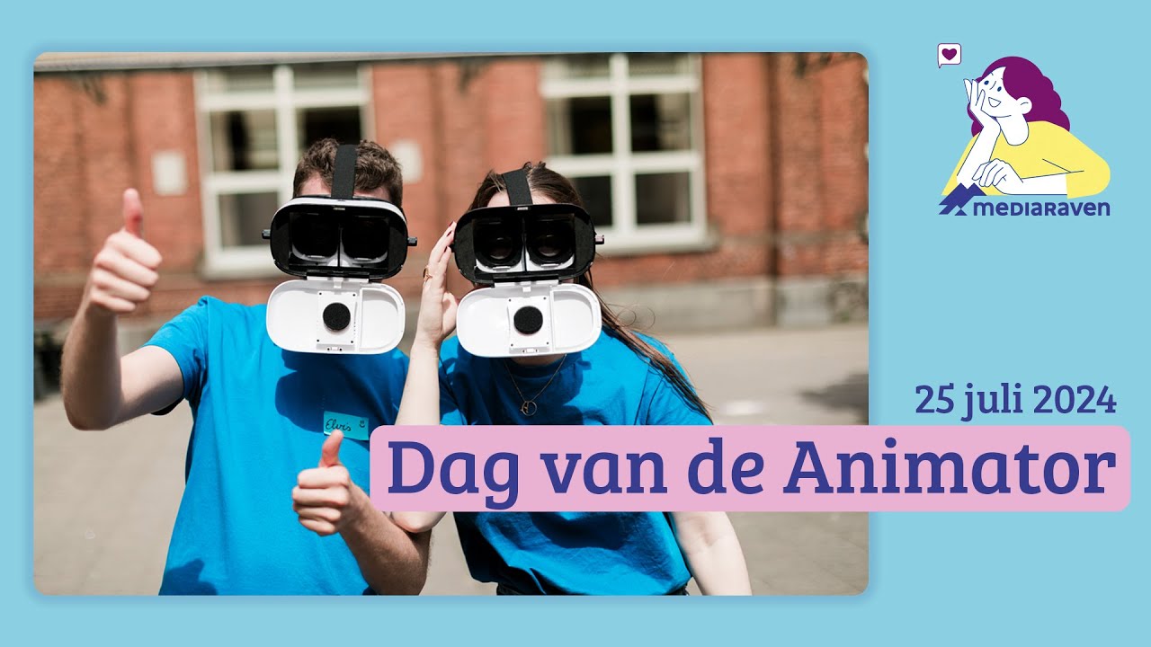 Bedankt mediawijze animators! 🩵 Dag van de animator 2024
