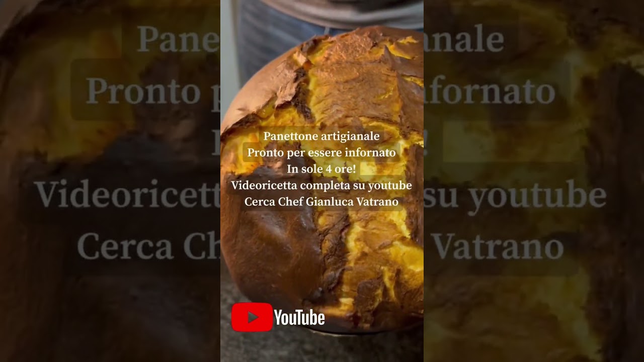 Panettone artigianale con lievito di birra pronto in sole 4 ore!!! Non perdere la ricetta!