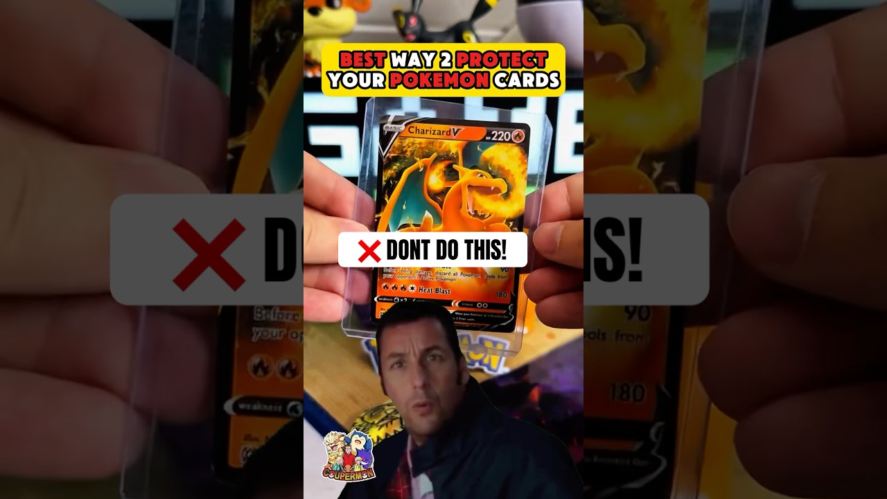 Best way to Protect Your Pokemon Cards! But 1st don't do this ❌