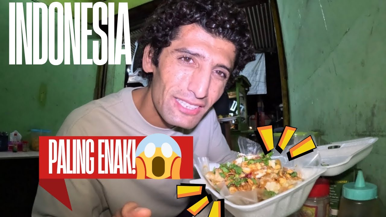 Bule Turki Coba Bubur Ayam Kaki Lima di Jakarta 😱 Enak Banget!