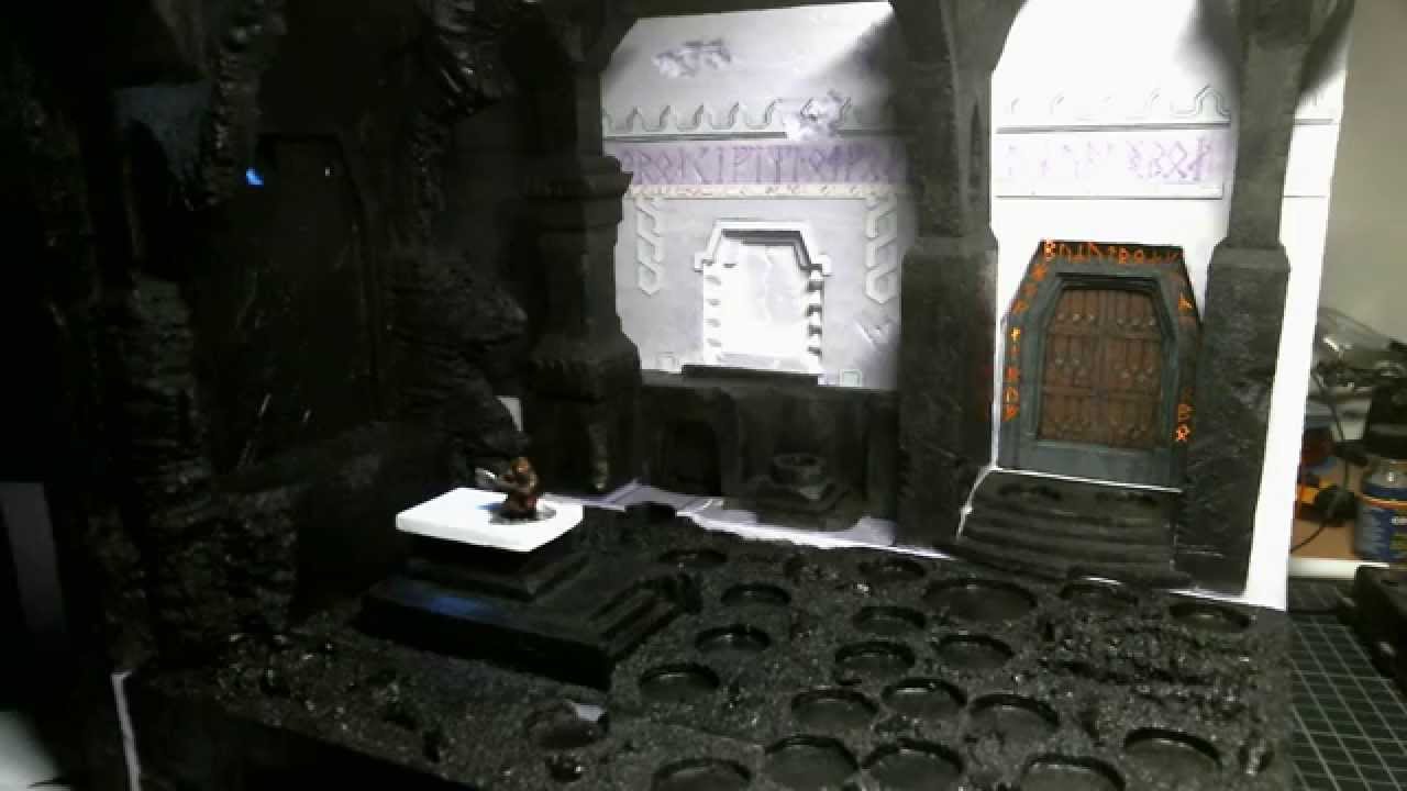 Wargaming Miniature Showcase - WIP2 Chamber of Mazarbul Diorama