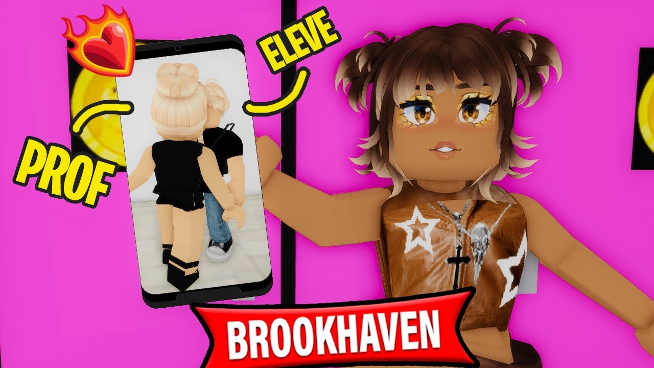 MON ÉLÈVE ME PIÈGE  😭 . . . sur BROOKHAVEN RP ! ROBLOX FR