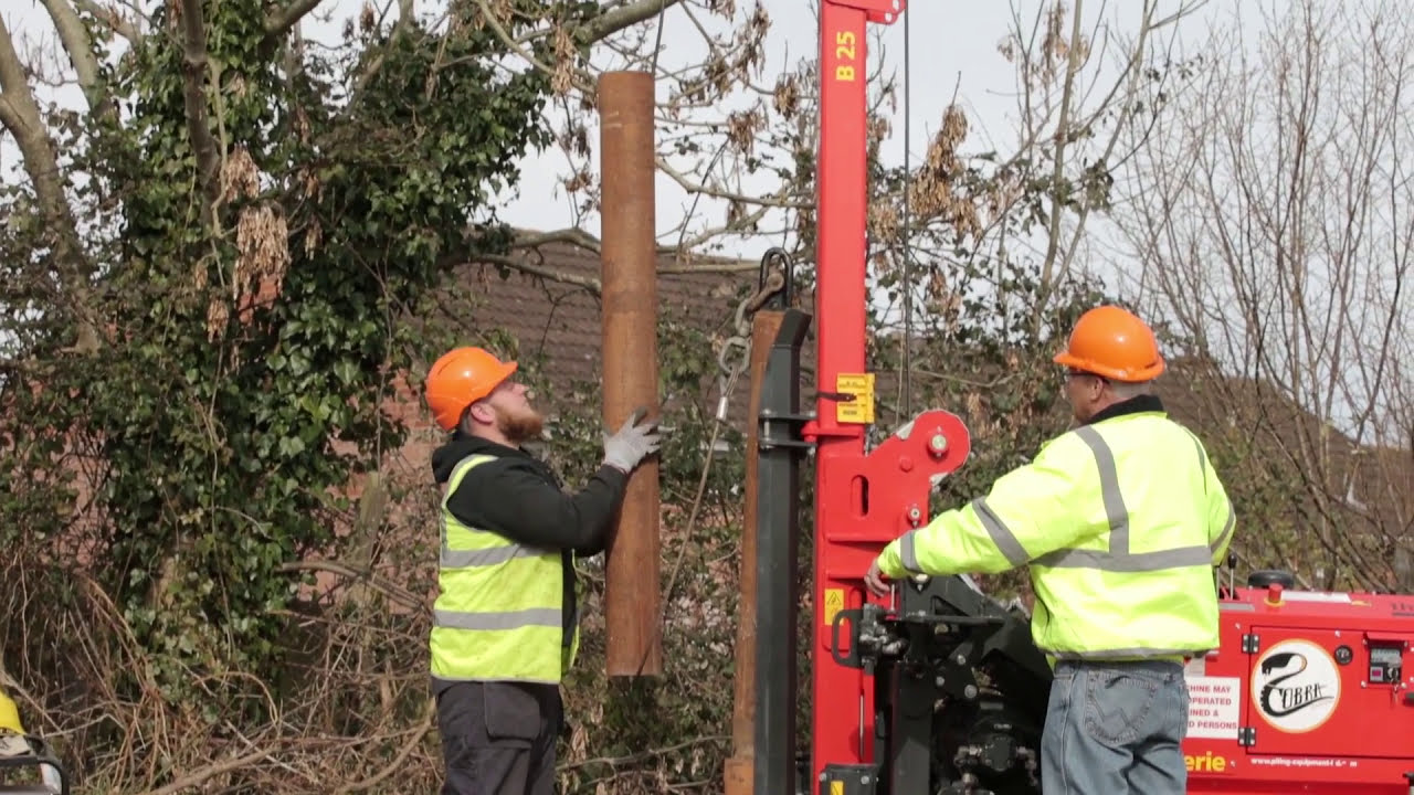 Cobra D500 Mini Piling Drophammer Rig