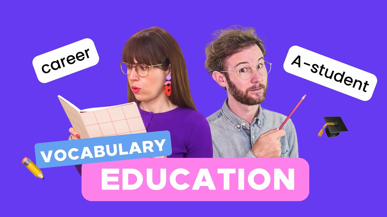 🎓 Vocabulario de educación | Colegio y Universidad | Clase de inglés