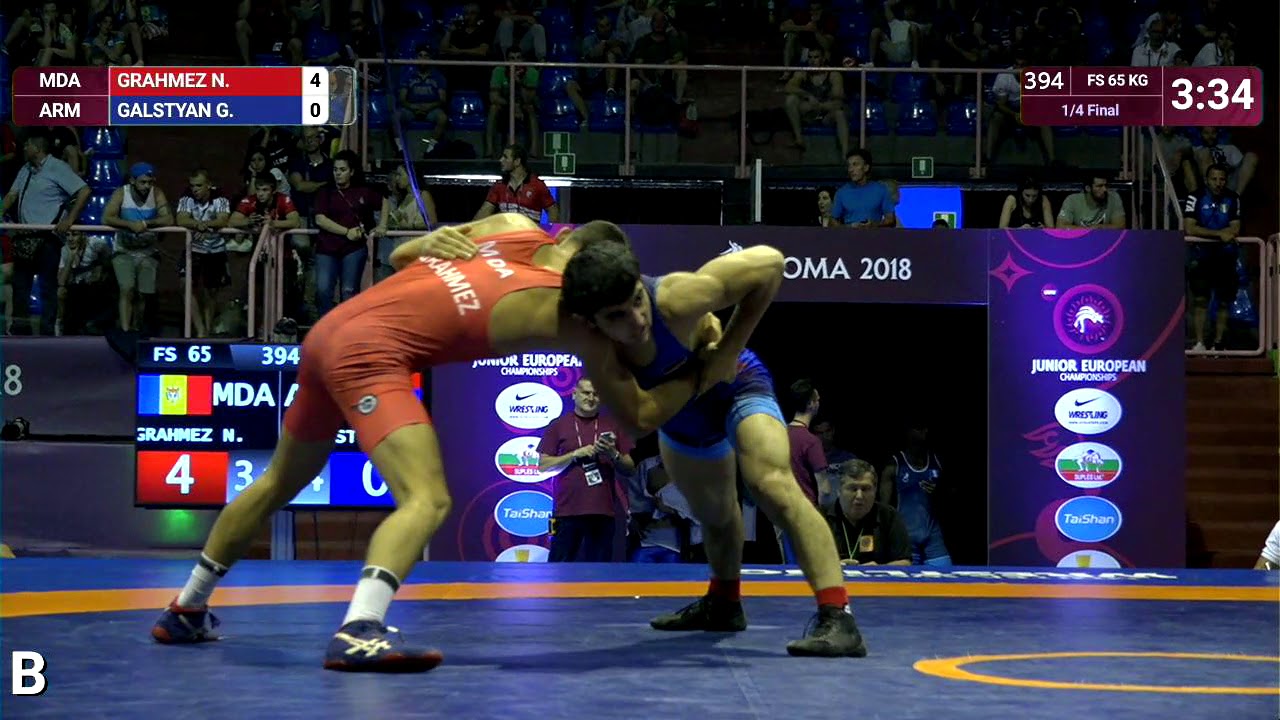1/4 FS - 65 kg: N. GRAHMEZ (MDA) v. G. GALSTYAN (ARM)