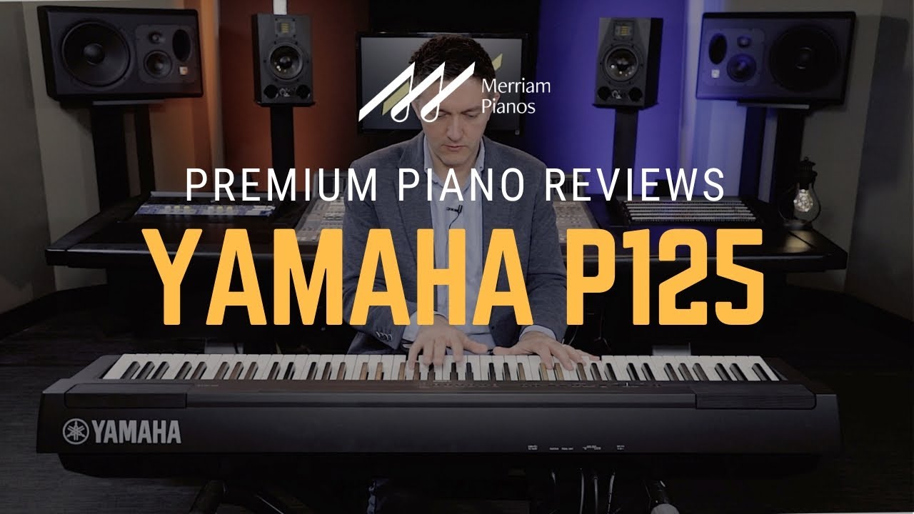 🎹Обзор и демонстрация цифрового пианино Yamaha P125 — очень популярное, доступное и стильное🎹