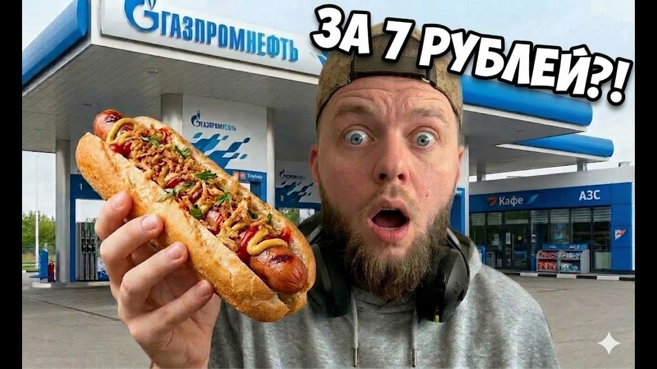 Сравнил еду с заправок. УЖАСНО вкусно.