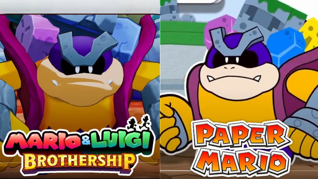 【Mario & Luigi: Brothership】グラゴン戦 Gorumbla boss fight【PAPER MARIO Style】
