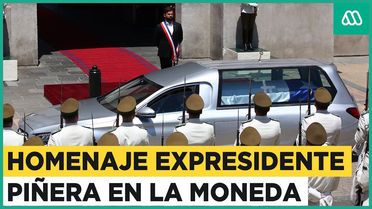 Homenaje a Sebastián Piñera en el palacio de La Moneda | Ceremonia completa