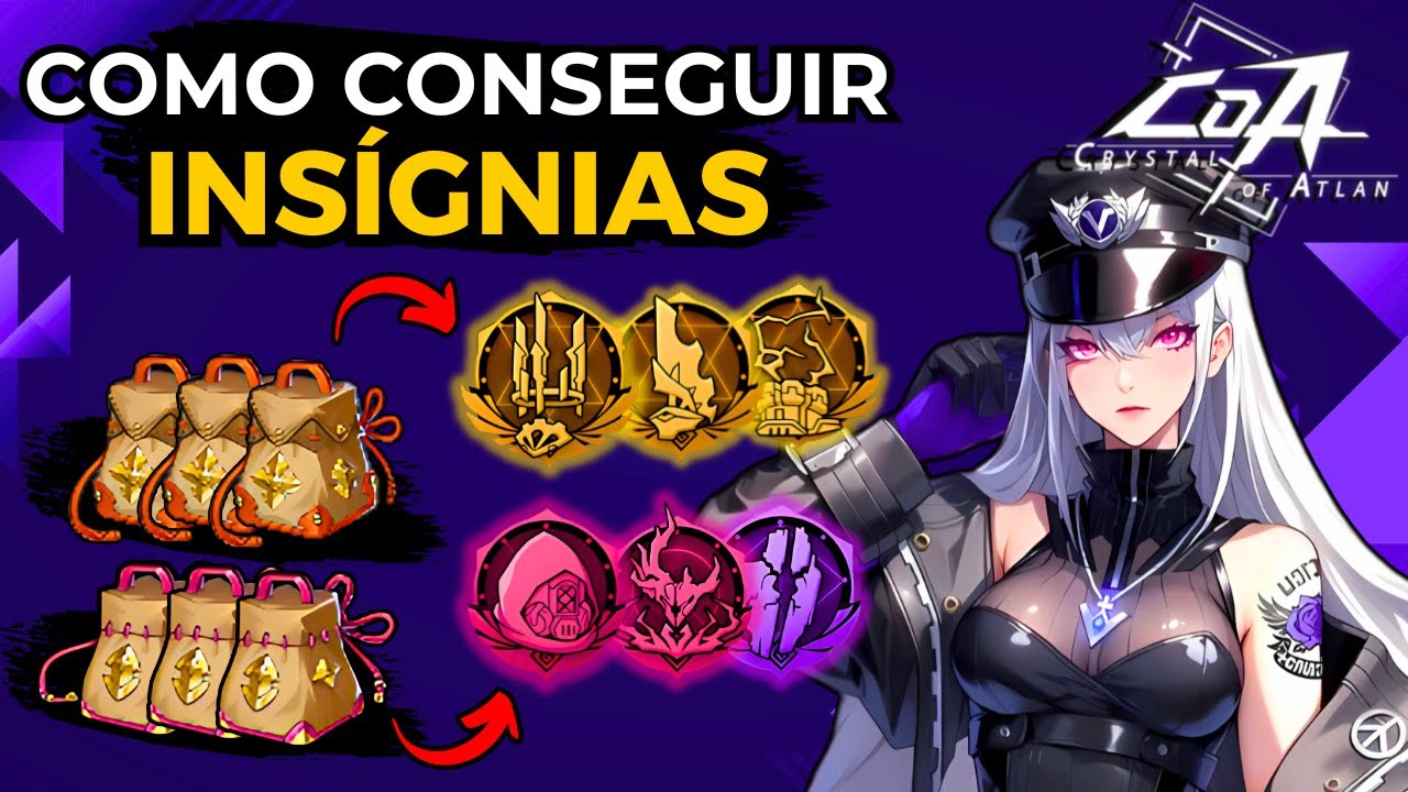 COMO 𝗖𝗢𝗡𝗦𝗘𝗚𝗨𝗜𝗥 𝗜𝗡𝗦Í𝗚𝗡𝗜𝗔𝗦 no Crystal of Atlan!  (Guia Completo)