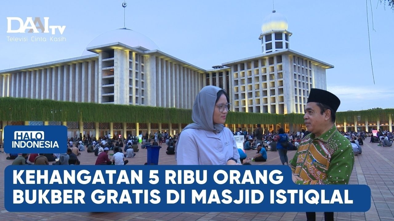Buka Puasa Gratis Bersama 5 Ribu Orang di Masjid Istiqlal | Halo Indonesia