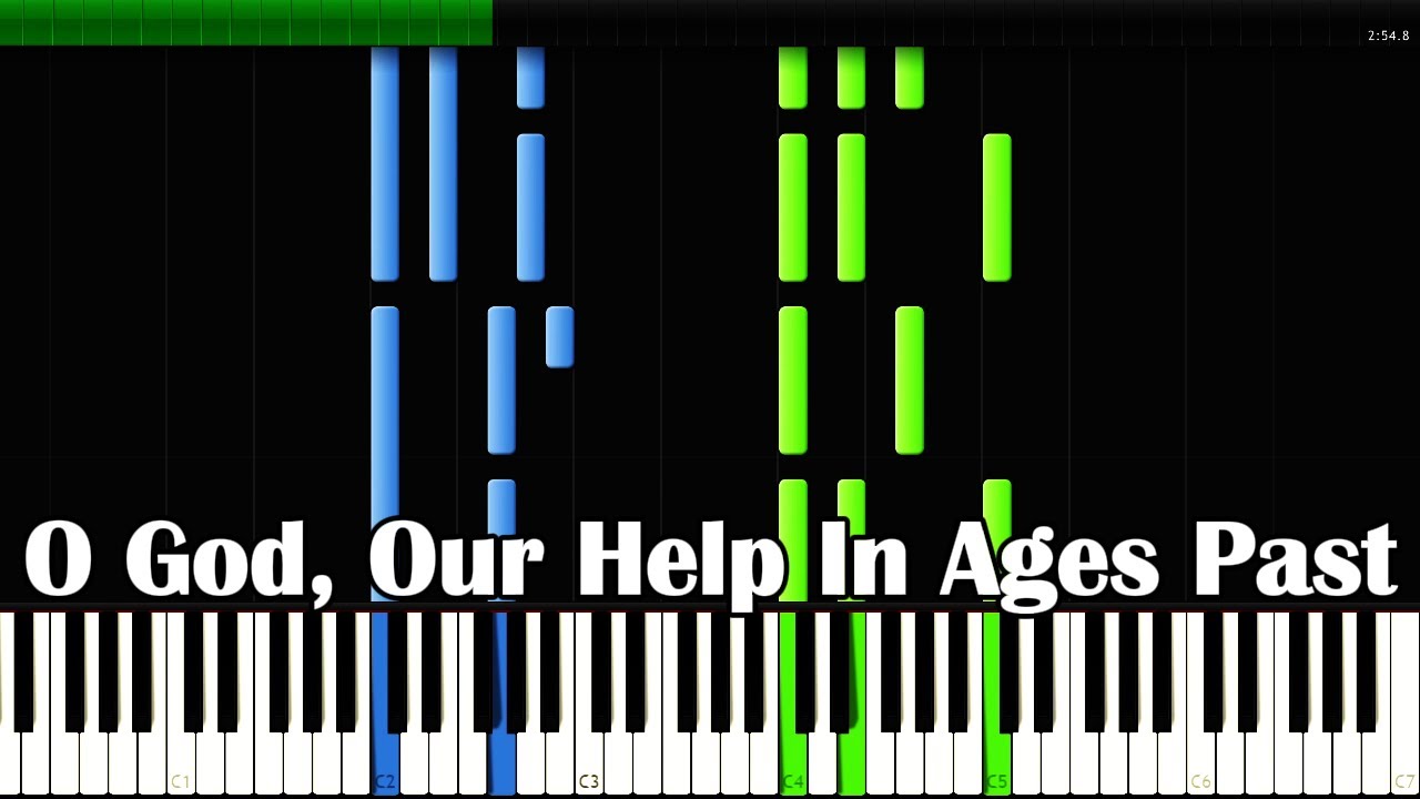 O God, Our Help In Ages Past - Synthesia Piano Tutorial