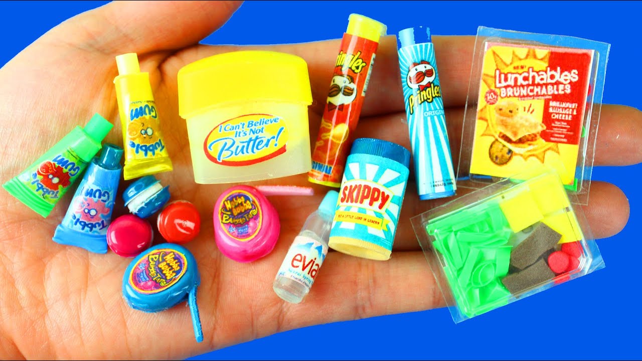 15 DIY MINIATURE FOOD REALISTIC HACKS AND CRAFTS