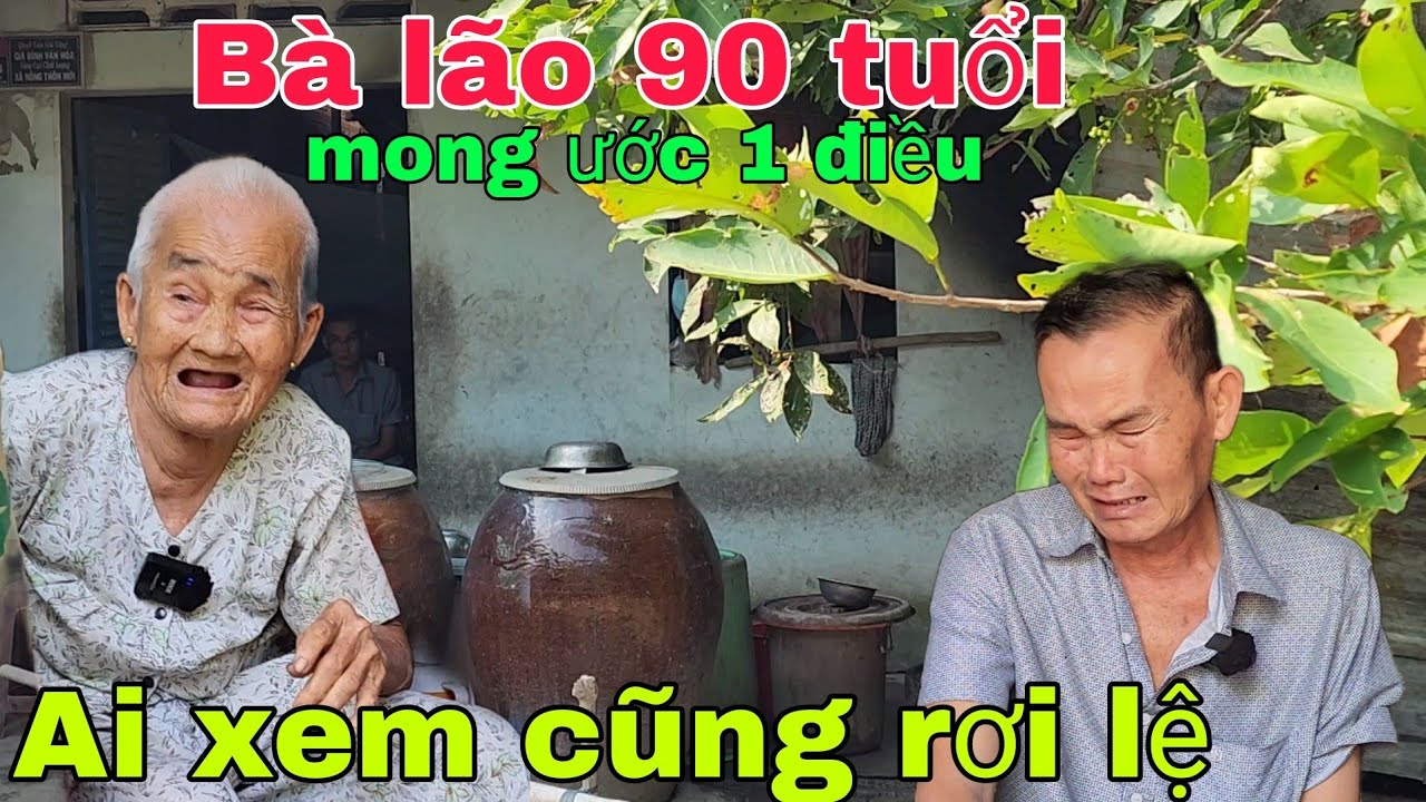 Bà lão 90 tuổi chăm con nằm một chỗ mong ước một điều khiến ai xem cũng rơi lệ
