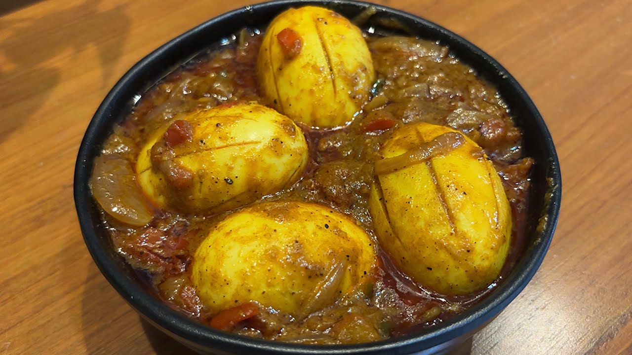 Kerala Style Egg Gravy | Spicy & Tasty Egg Curry Recipe