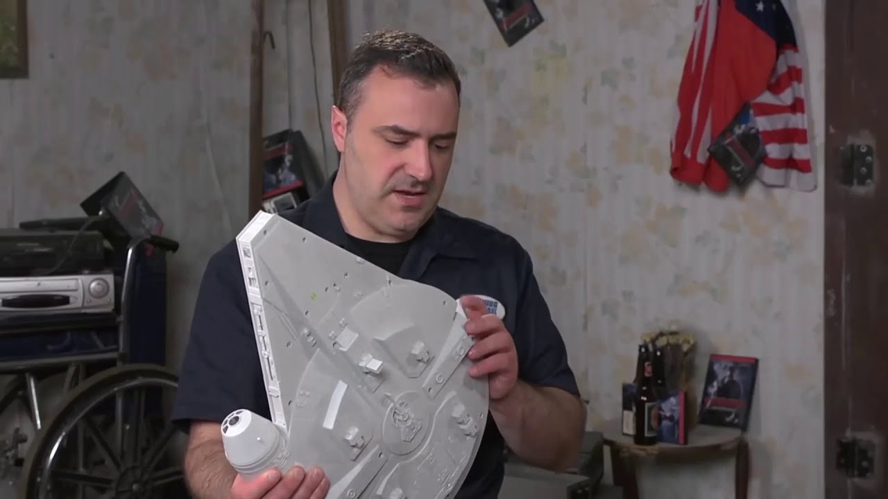 RLM - Mike Examining the Millennium Falcon