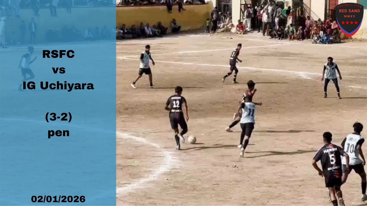 match : red sand fc vs IG Uchiyara fc | Jodhpur Rajasthan | 02/01/2026