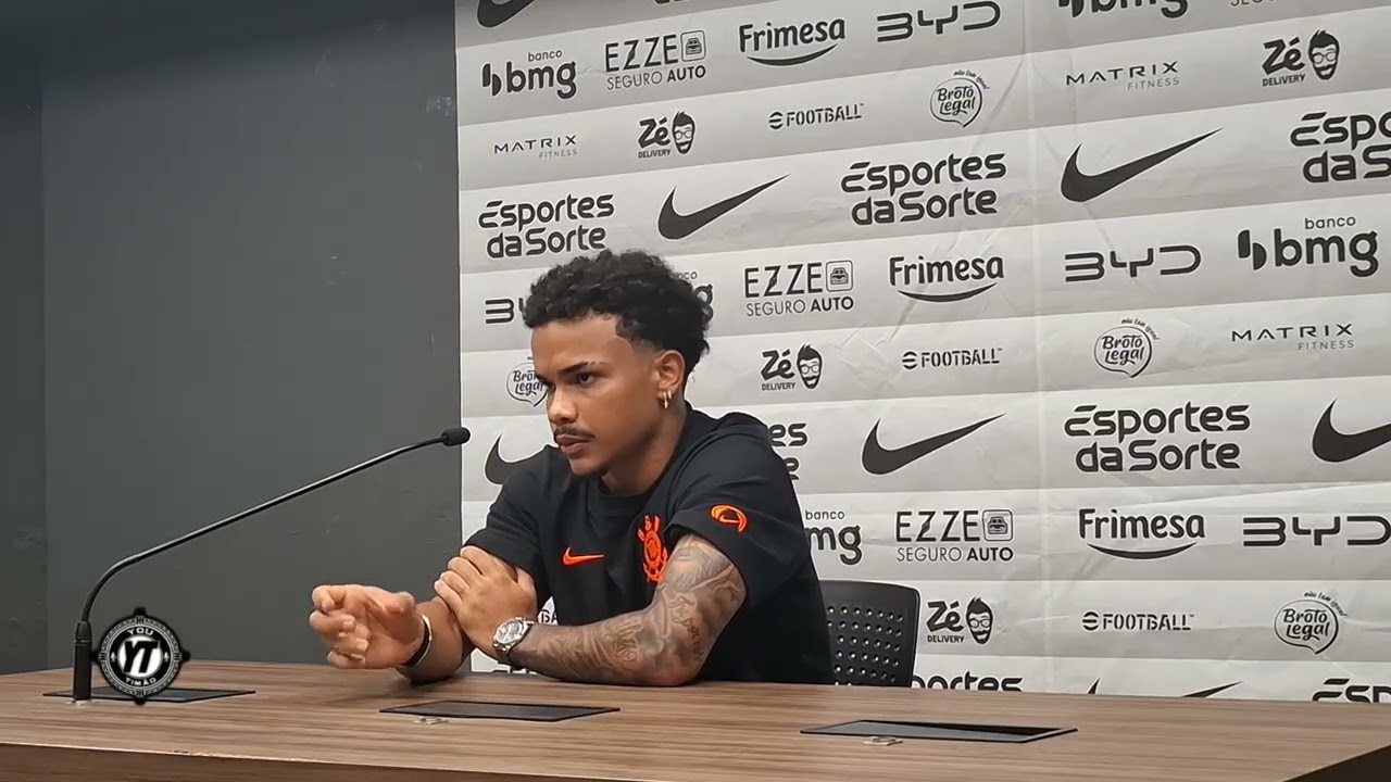 ENTREVISTA COLETIVA KAIO CÉSAR - SANTOS 1 X 1 CORINTHIANS.