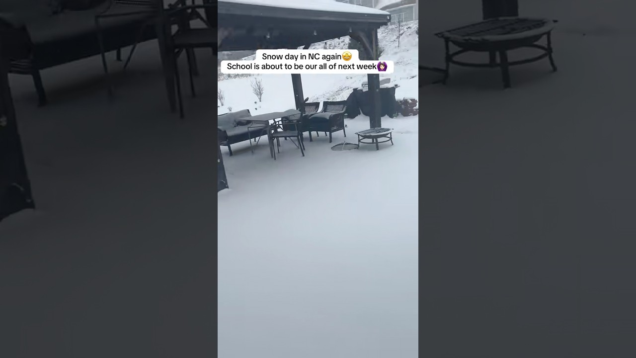 NC schools closed due to snow 