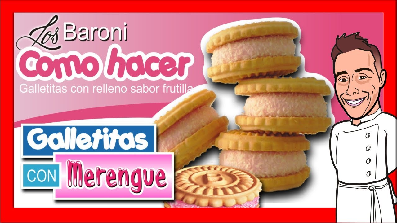 КАК СДЕЛАТЬ ЗНАЧЕННЫЕ ГАЛЛЕТИТЫ | LOS BARONI | MERENGADAS ARGENTINIAN COOKIES