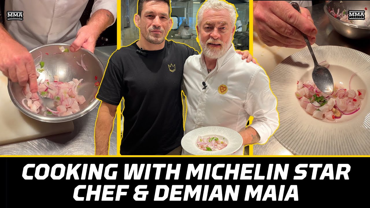 Michelin Star Chef Teaches Demian Maia A Classic Fight Week Recipe | MMA Fighting