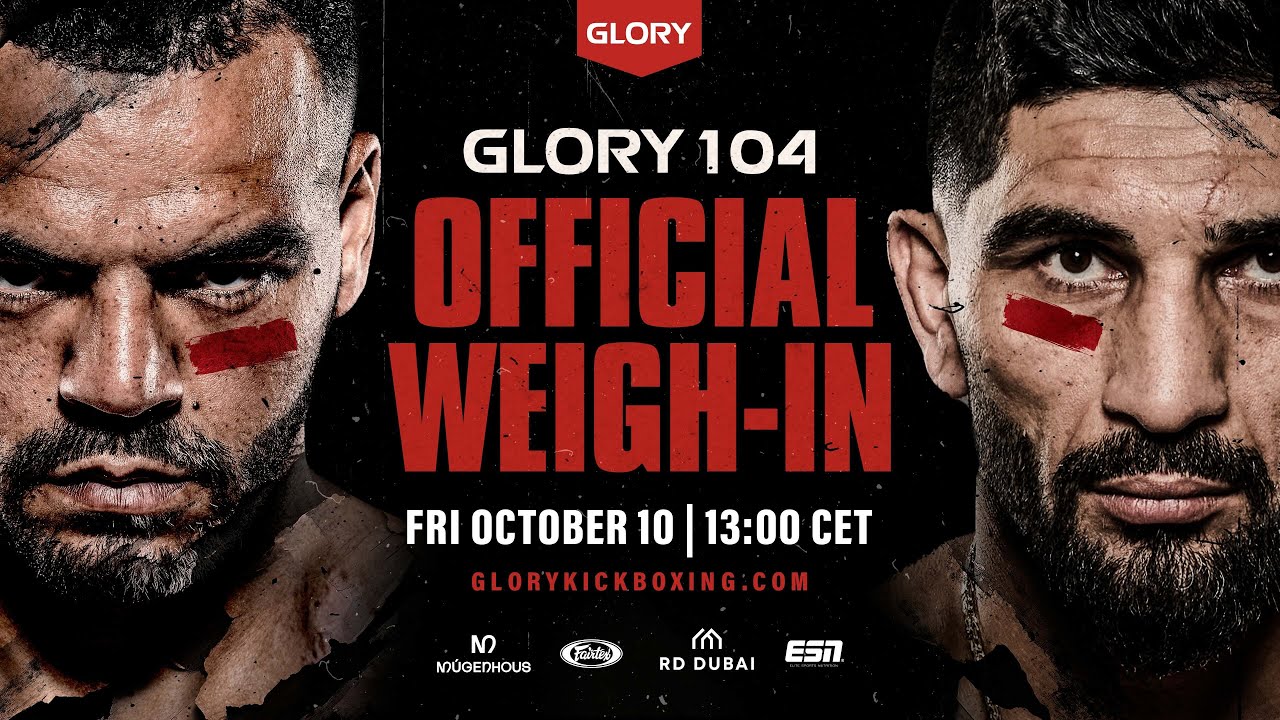 GLORY 104 Official Weigh-In