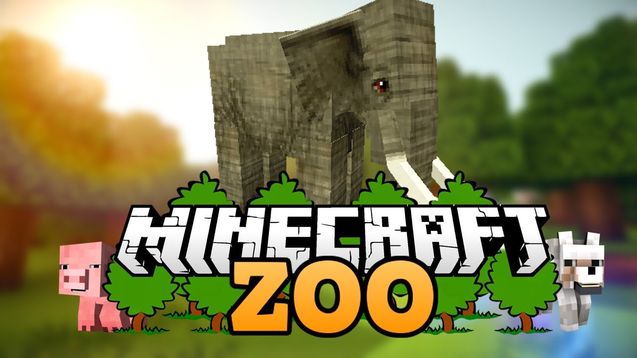 Elefanten JUHU | Wie baut man einen Zoo in Minecraft deutsch | Minecraft Zoo bauen deutsch