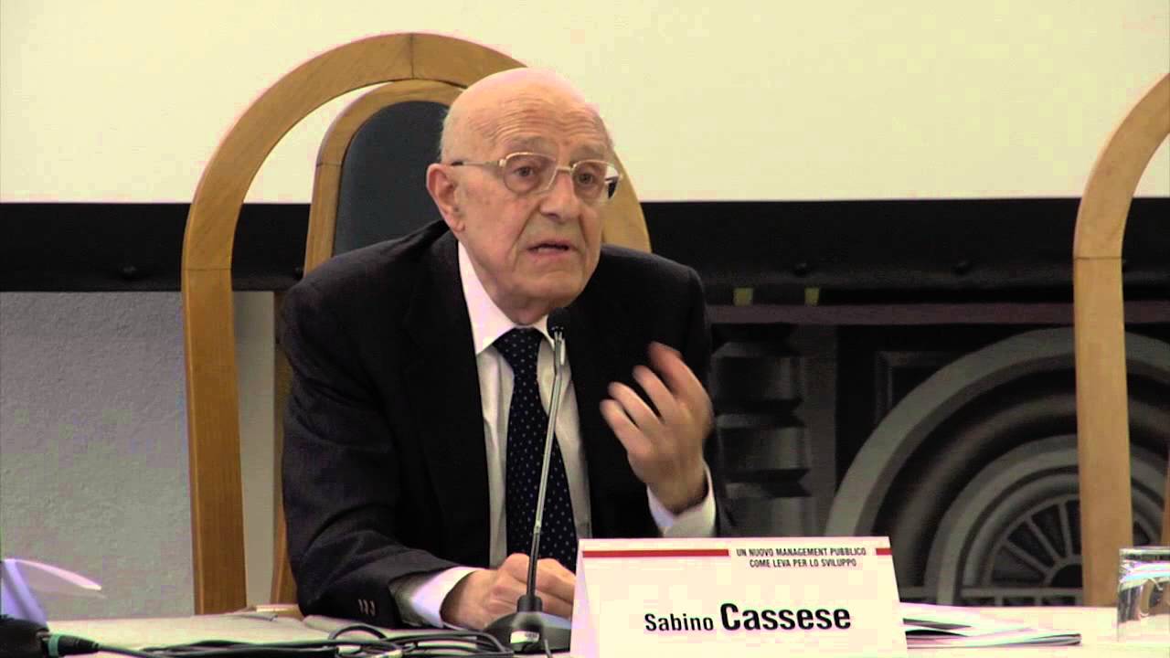 (I incontro) SABINO CASSESE - Un nuovo management pubblico come leva per lo sviluppo