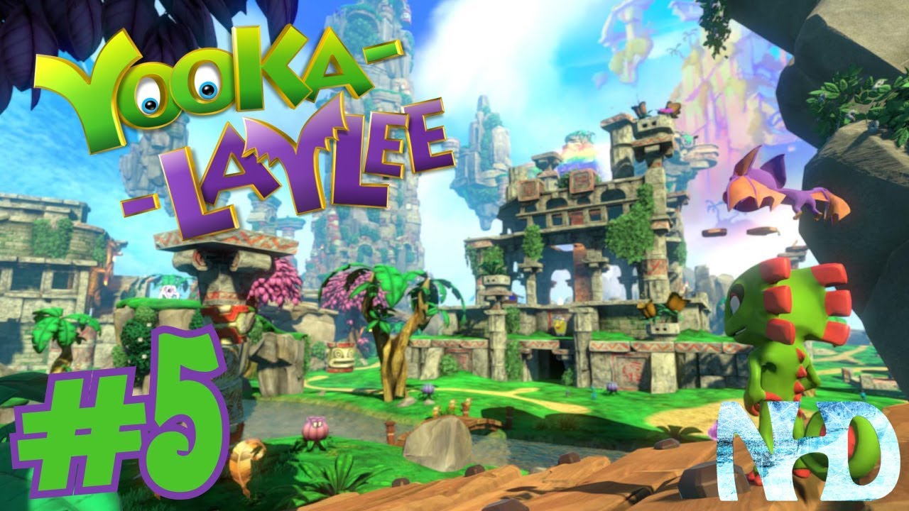 Let's Play Yooka-Laylee (pt5) Tribalstack Tropics - Top of the World