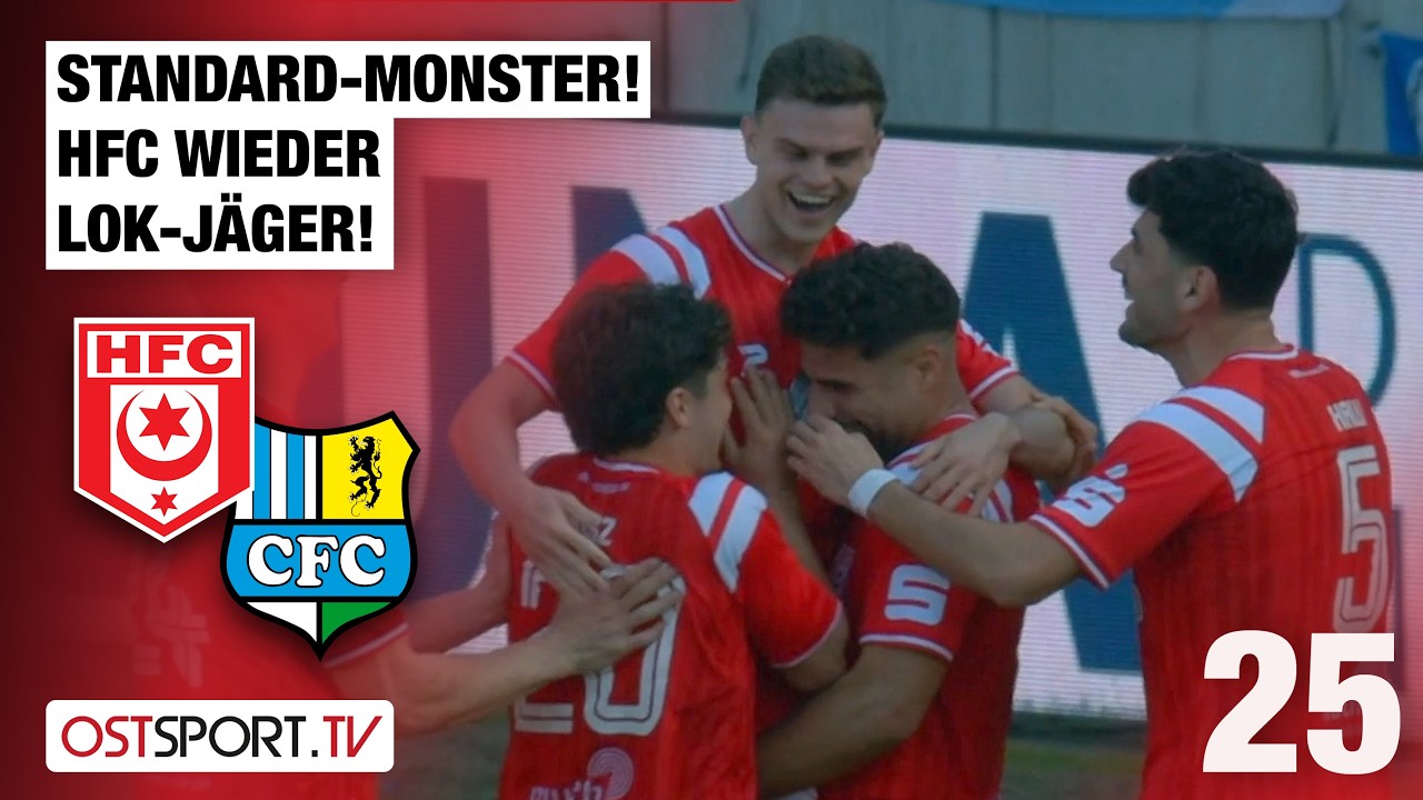 Standard-Monster! HFC wieder LOK-Jäger: Hallescher FC - Chemnitzer FC | Regionalliga Nordost