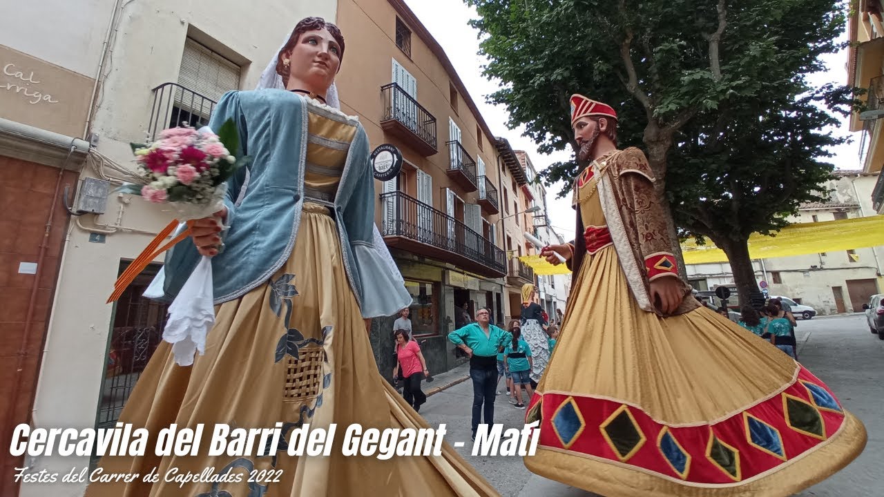 Cercavila del Barri del Gegant - Matí - Festes del Carrer de Capellades (21/6/2022)