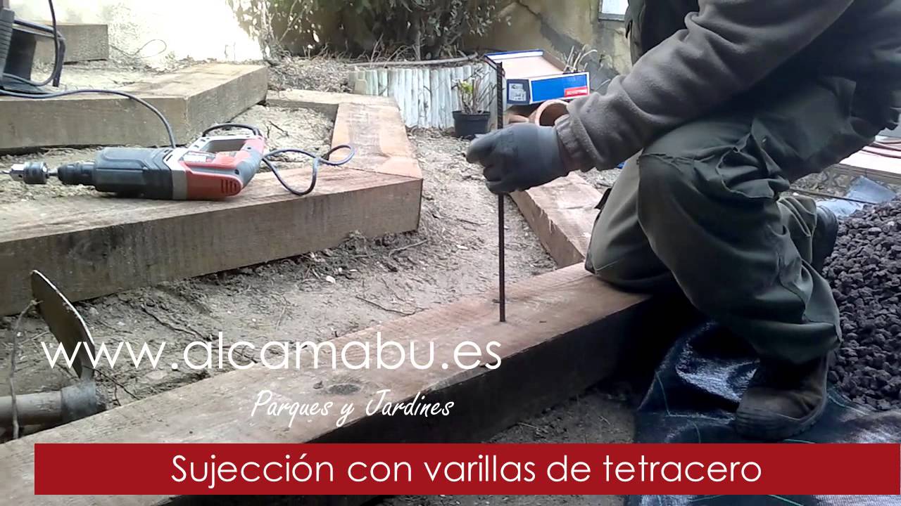 Escalera de traviesas