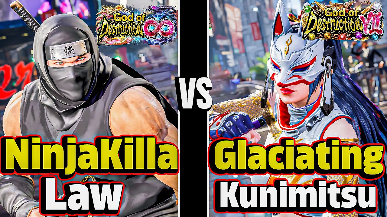 T8 S3 ▰ NinjaKilla (Law) Vs Glaciating (Kunimitsu) ▰ Tekken 8 High Level Gameplay