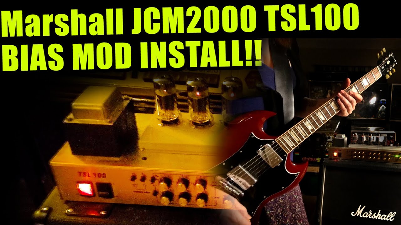 Marshall JCM2000 TSL100 Bias Drift Mod Install!